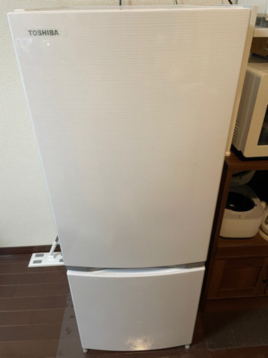 東芝　冷蔵庫153L 2018年製　GR-M15BS-W