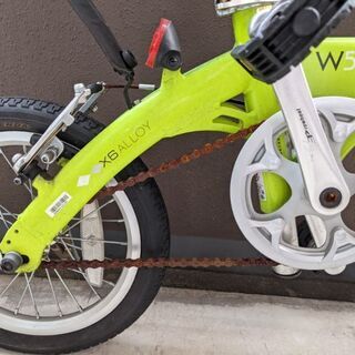 折りたたみ自転車の画像