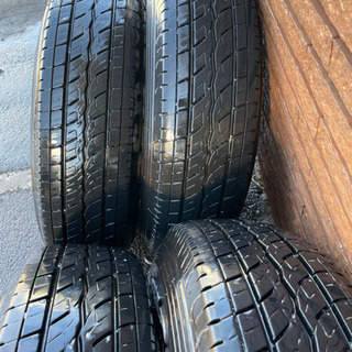 値下げ！トヨタ　ハイエース200系　純正アルミホイール＆TOYO H20 4本セットの画像