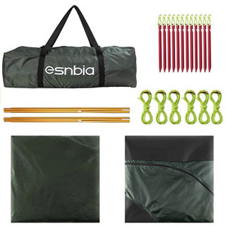 キャンプセット(2人用テント&ローチェア2脚)の画像