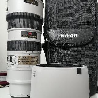 【Nikon】F2.8 70-200mm 希少のライトグレー！