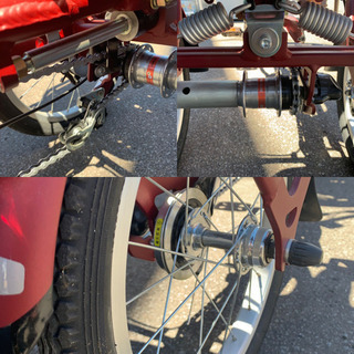数回使用の極美品　BRIDGESTONE FW0B49 三輪 電動 アシスト 自転車 20インチ フロンティア ラクットワゴン ブリジストン の画像