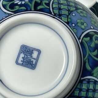 庫山窯　茶味清風　の茶器　10客セット【中古　未使用品】の画像