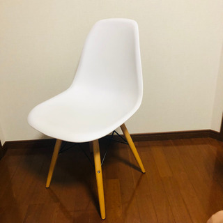イームズチェア シェルチェア 2脚セット 白 ホワイトの画像