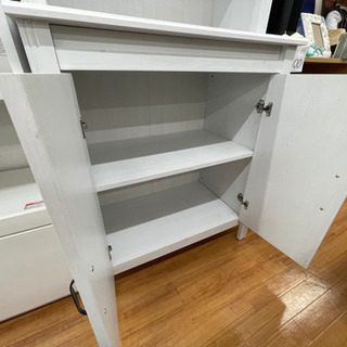 美品☆イケアIKEA☆ハイキャビネット 扉付, ホワイト80x190 cm