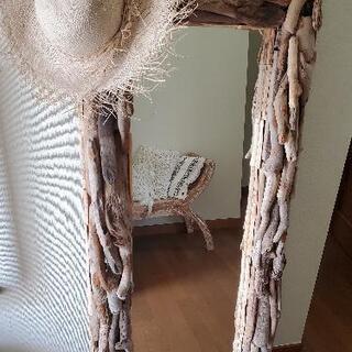 スタンドミラー(バリ家具)