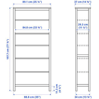 【急募】IKEA　HEMNES　食器棚　本棚の画像
