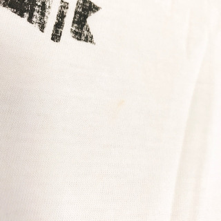 【定価 2,750 円】☆新品☆レイカズン 難あり ゆるシルエットかすれプリントTシャツ オフシロの画像