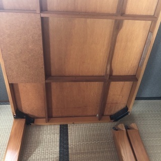 こたつ型　ローテーブル　天板外せます