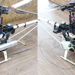 札幌 引き取り ☆ HIROBO/ヒロボー ヘリコプター/ラジコンヘリ Futaba 　GY502 Futaba　S9254 日本遠隔制御株式会社　DS8301×3  R800S  OS MAX 5X の画像