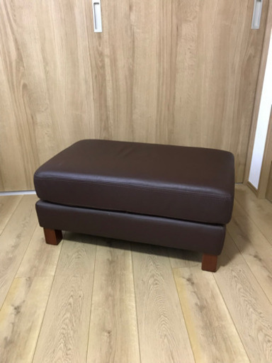 オットマン　ダークブラウン