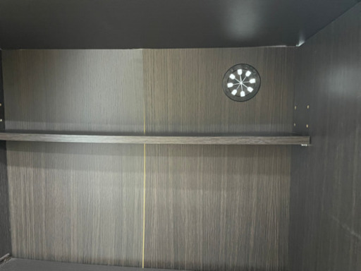 美品☆キッチンカウンター 棚 キッチンシェルフ ブラウン 木目調