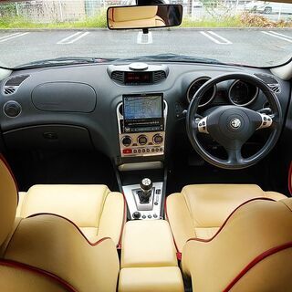 ★アルファ156 2.0JTS★本革シート★社外ナビ★訳あり10万円格安！の画像