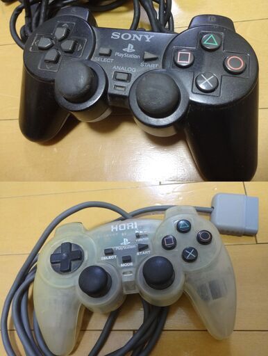 ソニー SONY 薄型 PS2 ブラック SCPH-70000 プレイステーション2 本体 プレステ2 電源アダプター SCPH-70100　コントローラー×2個 (SONY SCPH-10010 HORI ANALOG SINDOU PAD