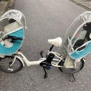 子供乗せ電動自転車（ブリヂストン、ビッケ） チャイルドシートの