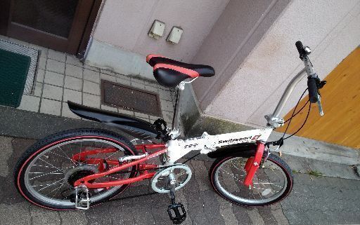 SWitzsport[スウィッツスポート]20吋 折り畳み自転車 外装6段/ホワイト