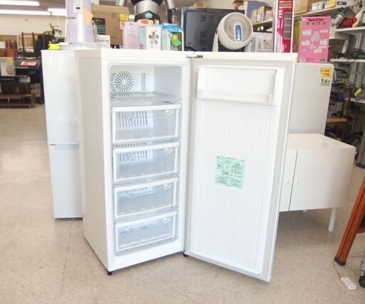 冷凍庫 121L 2011年製 1ドア 前開き 三菱 MF-U12N-W1 ホワイト 冷凍ストッカー ☆ PayPay(ペイペイ)決済可能 ☆ 札幌市 北区 屯田