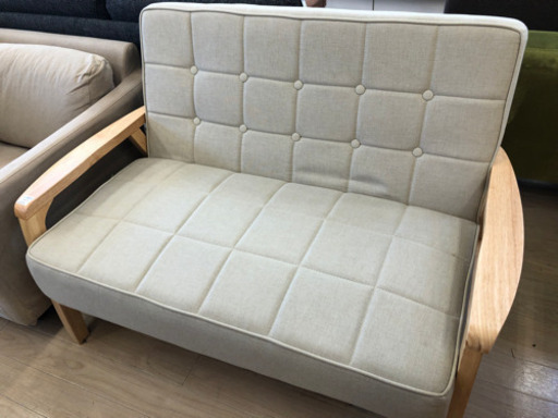 2人掛けソファー　ナフコ　モコロⅡ