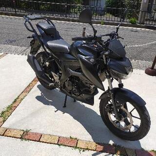 個人　スズキ　ＧＳＸ－Ｓ１２５　マットブラック　程度良好　実走行...