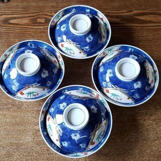 有田焼 昭来窯 蓋付き器４個セット