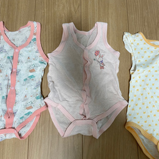 ベビー肌着 60 70size 女の子 メッシュ