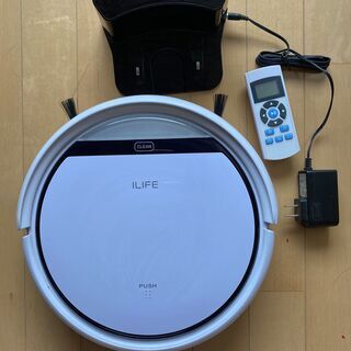 ILIFE アイライフ V3s Pro ロボット掃除機 ペットの毛に効果 強力吸引 落下防止と衝突防止 静音 自動充電 (ホワイト)の画像