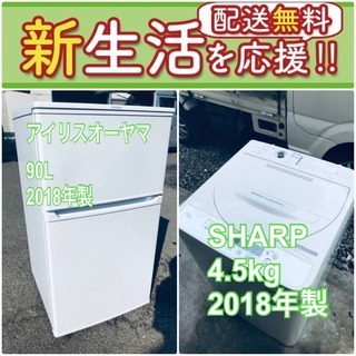 送料無料❗️新生活応援セール🌈初期費用を限界まで抑えた冷蔵庫/洗濯機爆安2点セット