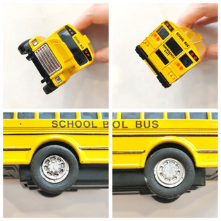 【ネット決済・配送】アメリカ　スクールバス　オレンジ　コレクション　ミニチュア　模型　USA Orange School Bus miniature model の画像