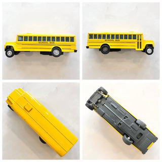 【ネット決済・配送】アメリカ　スクールバス　オレンジ　コレクション　ミニチュア　模型　USA Orange School Bus miniature model の画像