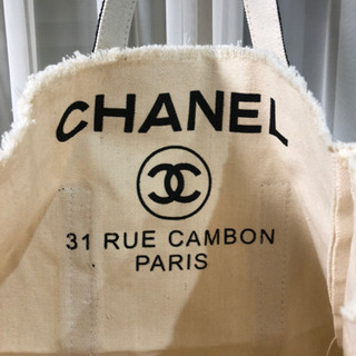 CHANEL ノベルティ キャンバストートバッグの画像