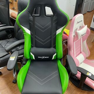GALAXHERO  ゲーミングチェア　ブラック×グリーン