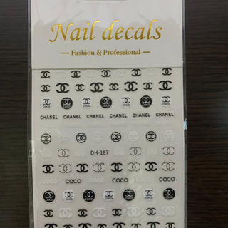【新品未使用】ネイルシールロゴ風