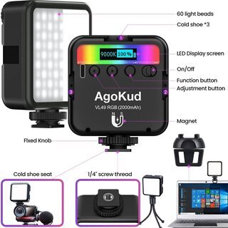 【新品・未使用】RGB 撮影ライトの画像
