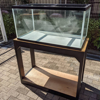 900 450 450 水槽代付き 水槽 ガラス水槽