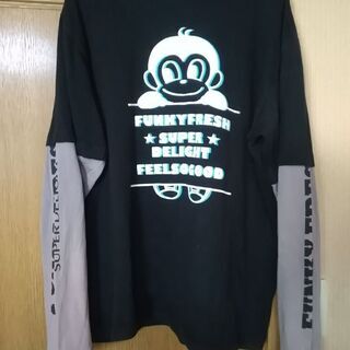 ティーシャツ(男女兼用)サイズL 綿100%ヴィンテージ古着　穴...