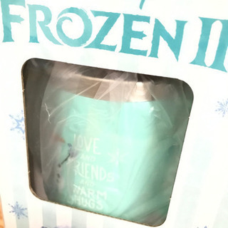 お値下げしました！アナと雪の女王　オラフ　保冷　保温　ステンレス　冬　外出　携帯　魔法瓶　ボトル　水筒　&  マグカップ2P セットの画像