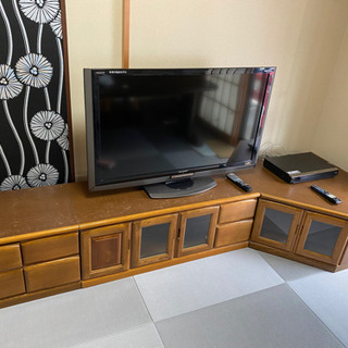 テレビ台を譲ります（テレビ、ブルーレイレコーダーは含みません！）