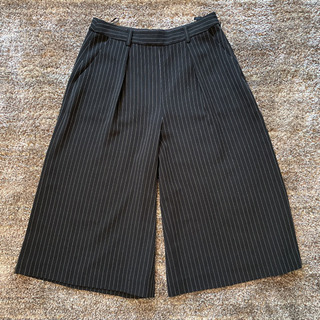 【定価2〜3万円、数回のみ着用】ANAYI アナイ　ストライプ黒...