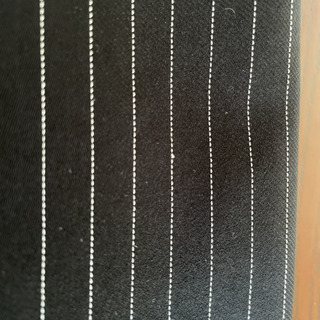 【定価2〜3万円、数回のみ着用】ANAYI アナイ　ストライプ黒パンツ　ウォッシャブルの画像