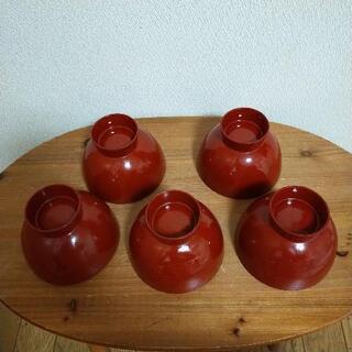 新品未使用 蓋付きお椀♡5セットの画像