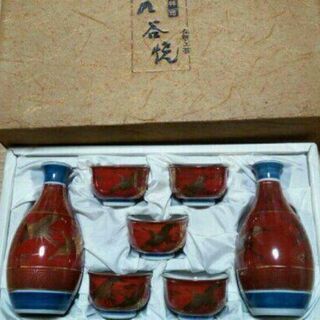 九谷焼　永楽　酒器　徳利　お猪口