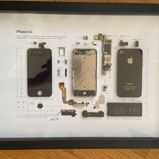 iPhone4s 分解標本　Apple アート　美術品【中古】