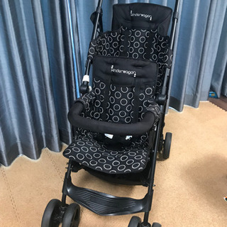【良品】キンダーワゴン　2人乗りベビーカー＊DUO シティHOP