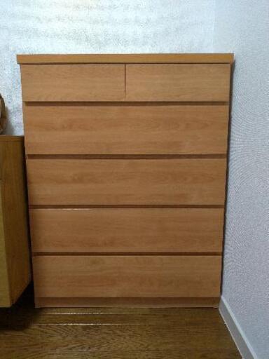子供用に最適　大川家具のタンス