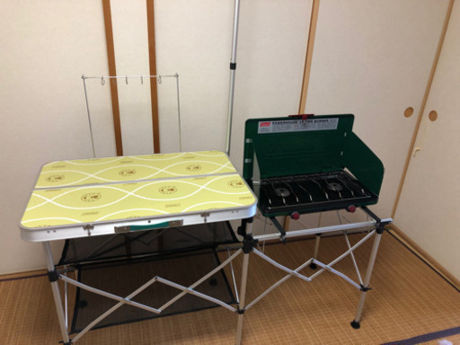 コールマンキッチンテーブル　ツーバーナー