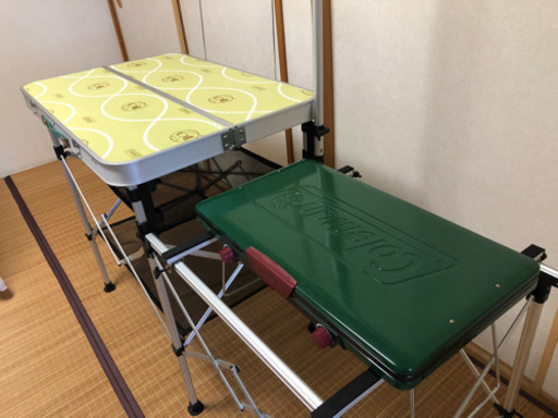 コールマンキッチンテーブル　ツーバーナー