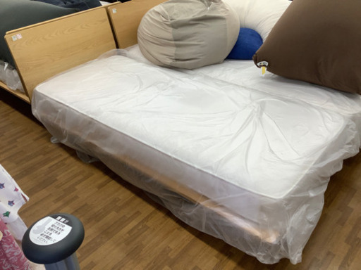 シングルベッド　無印良品　ナチュラル　使用感あり
