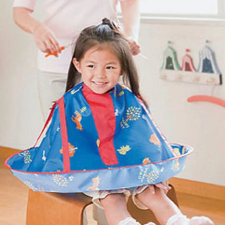 散髪ケープ　家での子供の散髪に