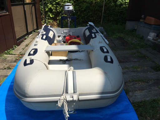 アキレスゴムボート、ホンダ2馬力船外機