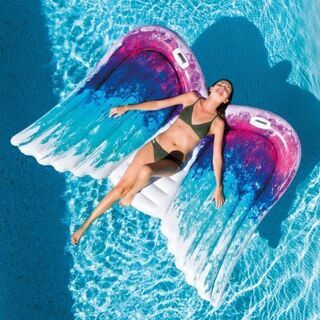 INTEX ANGEL WINGS MAT 　羽型浮き輪　プール...